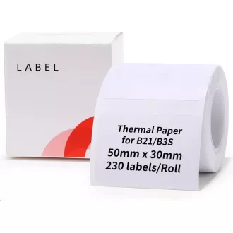 Niimbot címkék R 50x30mm 230db fehér B21, B21S, B3S, B1 címkékhez