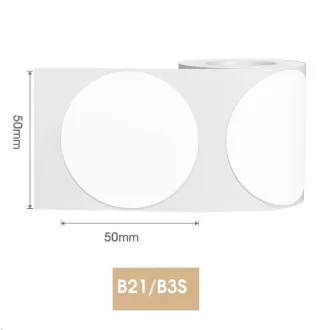 Niimbot címkék R 50x50mm 150db kerek B21, B21S, B3S, B1, B1 címkékhez