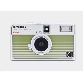 Kodak EKTAR H35N fényképezőgép csíkos zöld színben Kodak EKTAR H35N fényképezőgép csíkos zöld színben