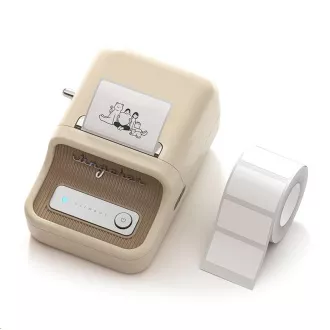 Niimbot B21S Smart címkenyomtató, fehér   210 db címketekercs