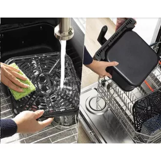 Cosori Dual Blaze 6.4L SMART forrólevegős fritőz 5x nyárs és grill. grillsütő, fekete Cosori Dual Blaze 6.4L SMART forrólevegős fritőz 5x nyárs és grill. grillsütő, fekete