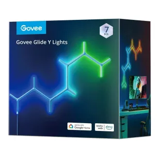 Govee LED RGBIC Y alakú fénypanel - 7db
