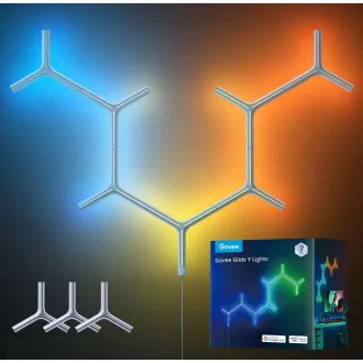 Govee LED RGBIC Y alakú fénypanel - 7db