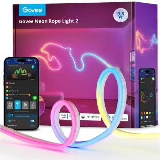 Govee Neon 2 MATTER hajlékony LED szalag (3m) - RGBIC