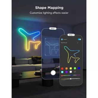 Govee Neon 2 MATTER hajlékony LED szalag (3m) - RGBIC