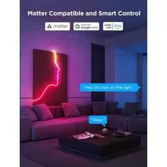 Govee Neon 2 MATTER hajlékony LED szalag (3m) - RGBIC