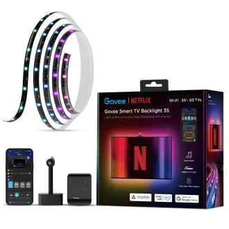 Govee Háttérvilágítás 3S Netflix TV 55-65 SMART LED háttérvilágítás RGBICW Govee Háttérvilágítás 3S Netflix TV 55-65 SMART LED háttérvilágítás RGBICW