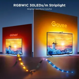 Govee Háttérvilágítás 3S Netflix TV 55-65 SMART LED háttérvilágítás RGBICW Govee Háttérvilágítás 3S Netflix TV 55-65 SMART LED háttérvilágítás RGBICW