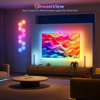 Govee Háttérvilágítás 3S Netflix TV 55-65 SMART LED háttérvilágítás RGBICW Govee Háttérvilágítás 3S Netflix TV 55-65 SMART LED háttérvilágítás RGBICW