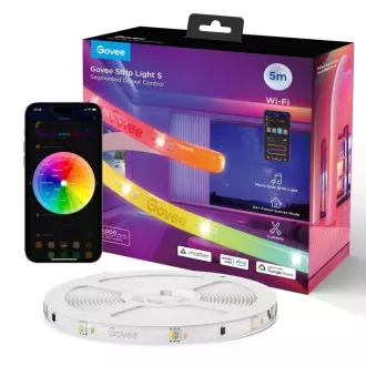 Govee WiFi RGBICW Smart PRO LED szalag 5m Matter - extra tartós Govee WiFi RGBICW Smart PRO LED szalag 5m Matter - extra tartós