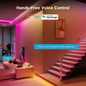 Govee WiFi RGBICW Smart PRO LED szalag 5m Matter - extra tartós Govee WiFi RGBICW Smart PRO LED szalag 5m Matter - extra tartós