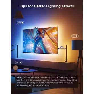 Govee TV 55-65 háttérvilágítás 3 Lite készlet SMART LED háttérvilágítás készlet