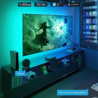 Govee AI Sync Box 2 Smart TV RGBICW háttérvilágítás 55-65 Govee AI Sync Box 2 Smart TV RGBICW háttérvilágítás 55-65
