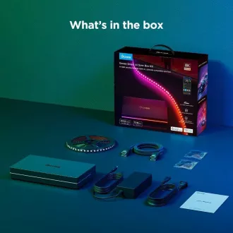 Govee AI Sync Box 2 Smart TV RGBICW háttérvilágítás 55-65 Govee AI Sync Box 2 Smart TV RGBICW háttérvilágítás 55-65
