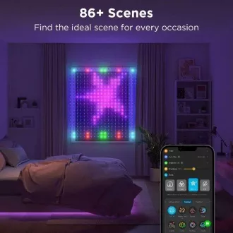 Govee Netflix RGBIC függönylámpa 400 LED - 1, 5 x 1, 5m Govee Netflix RGBIC függönylámpa 400 LED - 1, 5 x 1, 5m