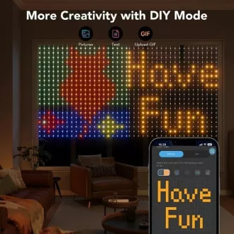 Govee Netflix RGBIC függönylámpa 400 LED - 1, 5 x 1, 5m Govee Netflix RGBIC függönylámpa 400 LED - 1, 5 x 1, 5m