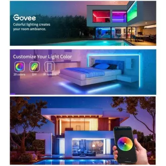 Govee WiFi RGB intelligens LED szalag 10m