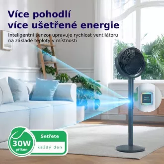 Levoit TempSense R432 DC ciklon ventilátor - Automatikus ventilátor