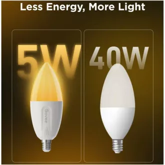 Govee Intelligens izzó RGBWW 5W-50W 450lm E14 hosszú élettartam 2db Matter