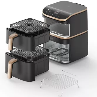 Cosori Turbo Tower Pro Smart Hot Air Fryer 10, 8l fekete