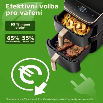 Cosori Turbo Tower Pro Smart Hot Air Fryer 10, 8l fekete