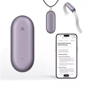 PLAUD Note Pin Purple - AI hangrögzítő (2025)