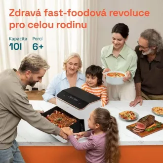 Cosori TF101S Dual blaze TwinFry 10l légsütő - fehér Cosori TF101S Dual blaze TwinFry 10l légsütő - fehér