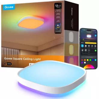 Govee RGBICWW Smart kerek mennyezeti lámpa 2400lm 30cm Matter
