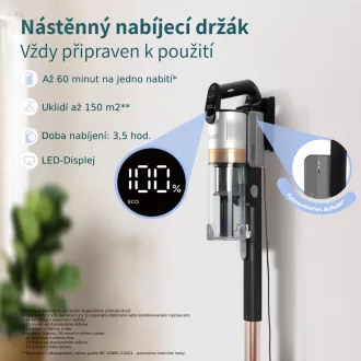 Levoit LVAC-300 Plus 6in1 Aku Turbo Cyclone fekete színben