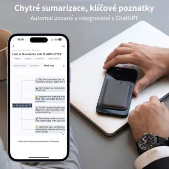 PLAUD NOTE Navy Blue - AI üzenetrögzítő