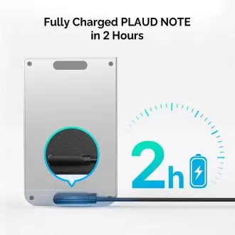 PLAUD NOTE Accessory Kit Black - Töltő és mágneses klipsz, fekete színben
