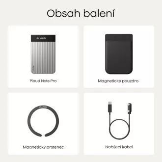 PLAUD Note PRO Black - AI hangfelvevő