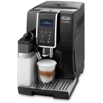 DeLonghi Dinamica ECAM 350.55.B automata kávéfőző, 15 bar, beépített daráló, tejrendszer, őrölt kávé tálca DeLonghi Dinamica ECAM 350.55.B automata kávéfőző, 15 bar, beépített daráló, tejrendszer, őrölt kávé tálca