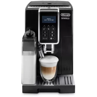 DeLonghi Dinamica ECAM 350.55.B automata kávéfőző, 15 bar, beépített daráló, tejrendszer, őrölt kávé tálca DeLonghi Dinamica ECAM 350.55.B automata kávéfőző, 15 bar, beépített daráló, tejrendszer, őrölt kávé tálca