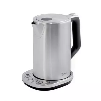 ORAVA Delux elektromos vízforraló, 2200 W, 1,7 l, hőmérséklet-szabályozás, automatikus kikapcsolás, rozsdamentes acél