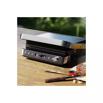 Orava Grillchef-3 elektromos kontaktgrill, 2000 W, LCD kijelző, időzítő, digitális vezérlés