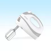 Orava SL-110 kézi habverő, 300 W, 75 dB, 5 sebességfokozat, impulzus kapcsoló, szürke/fehér