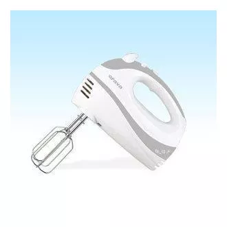 Orava SL-110 kézi habverő, 300 W, 75 dB, 5 sebességfokozat, impulzus kapcsoló, szürke/fehér