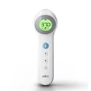 Braun BNT400WE érintésmentes hőmérő, Age Precíziós, csendes üzemmód, háttérvilágításos kijelző, fehér színű - Felbontott