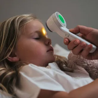 Braun BNT400WE érintésmentes hőmérő, Age Precíziós, csendes üzemmód, háttérvilágításos kijelző, fehér színű - Felbontott