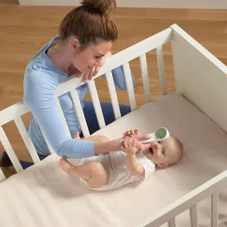 Braun BNT400WE érintésmentes hőmérő, Age Precíziós, csendes üzemmód, háttérvilágításos kijelző, fehér színű - Felbontott