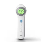 Braun BNT400WE érintésmentes hőmérő, Age Precíziós, csendes üzemmód, háttérvilágításos kijelző, fehér színű