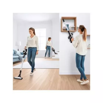 Bosch Unlimited BCS612KA2 botporszívó, zsák nélküli, kazettás szűrővel, akkumulátorral, fehér színben