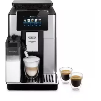 DeLonghi PrimaDonna Soul ECAM 610.55.SB automata kávéfőző, 1450 W, 19 bar, beépített daráló, smart, tejrendszer DeLonghi PrimaDonna Soul ECAM 610.55.SB automata kávéfőző, 1450 W, 19 bar, beépített daráló, smart, tejrendszer