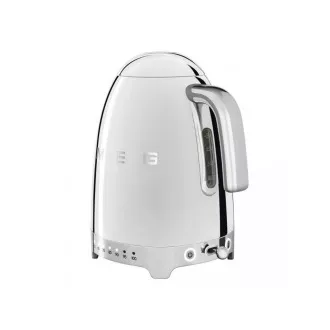 Smeg KLF04SSEU elektromos vízforraló, 1, 7 l (7 csésze), 2400 W, 50-es évek stílusa, hőmérséklet-szabályozás, 7 program, krómozott Smeg KLF04SSEU elektromos vízforraló, 1, 7 l (7 csésze), 2400 W, 50-es évek stílusa, hőmérséklet-szabályozás, 7 program, krómozott