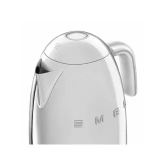 Smeg KLF04SSEU elektromos vízforraló, 1, 7 l (7 csésze), 2400 W, 50-es évek stílusa, hőmérséklet-szabályozás, 7 program, krómozott Smeg KLF04SSEU elektromos vízforraló, 1, 7 l (7 csésze), 2400 W, 50-es évek stílusa, hőmérséklet-szabályozás, 7 program, krómozott