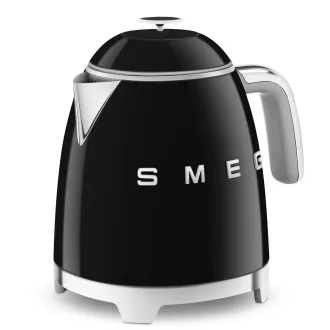 Smeg KLF05BLEU mini vízforraló, 0, 8 l / 3 csésze, 1400 W, 50-es évek stílusa, fekete színű