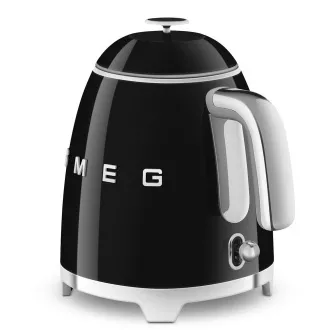 Smeg KLF05BLEU mini vízforraló, 0, 8 l / 3 csésze, 1400 W, 50-es évek stílusa, fekete színű