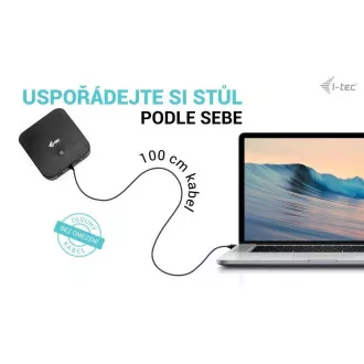i-tec USB-C HDMI   Dual DP dokkolóállomás   Power Delivery 100 W