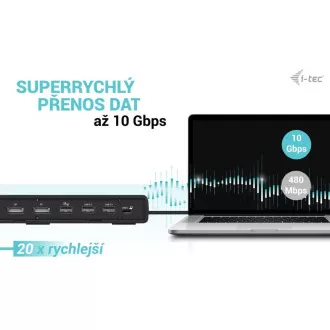 i-tec USB-C Triple Display dokkoló állomás Gen 2, PD 100W